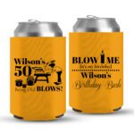 50th Birthday koozies-02-yellow