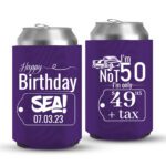 50th Birthday koozies-03-Purple
