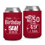 50th Birthday koozies-03-red