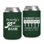 50th Birthday koozies-05-Green