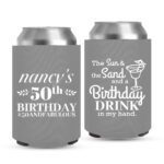 50th Birthday koozies-06-Grey