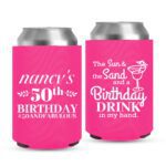 50th Birthday koozies-06-Pink