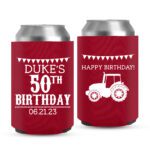 50th Birthday koozies-07-Red