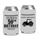 50th Birthday koozies-07-White