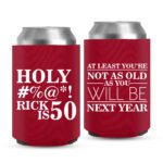 50th Birthday koozies-08-Red