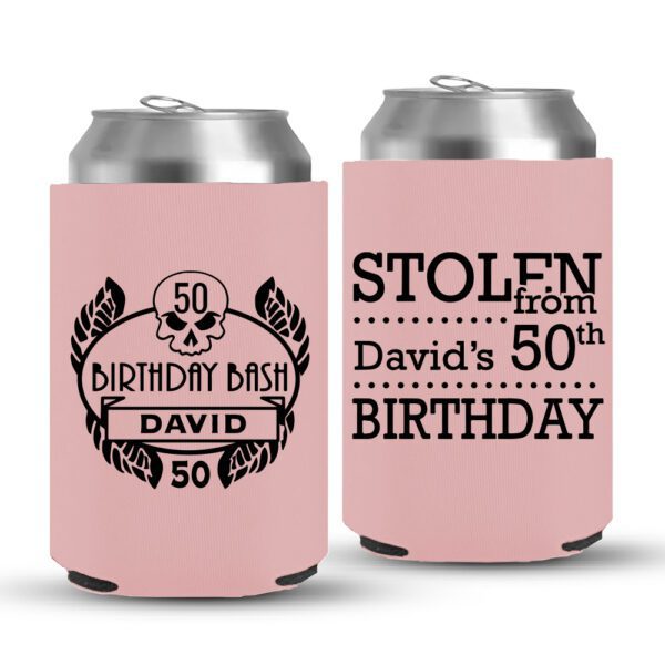 50th birthday koozies-01-baby pink