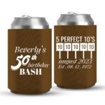 50th birthday koozies-05-dark brown