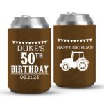 50th birthday koozies-07-dark brown