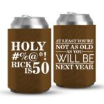 50th birthday koozies-08-dark brown