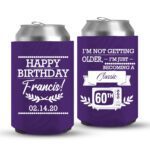 60th Birthday koozies-01-Purple