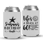 60th Birthday koozies-02-White