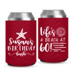 60th Birthday koozies-02-red
