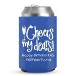 60th Birthday koozies-03-Blue
