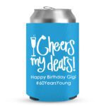 60th Birthday koozies-03-Cyan