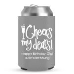 60th Birthday koozies-03-Grey