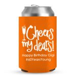 60th Birthday koozies-03-Orange