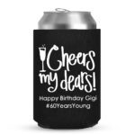 60th Birthday koozies-03-black