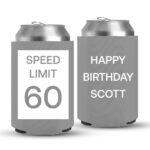 60th Birthday koozies-04-Grey