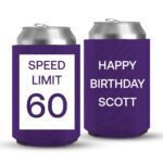 60th Birthday koozies-04-Purple