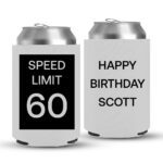 60th Birthday koozies-04-White