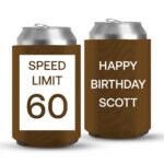 60th Birthday koozies-04-dark brown