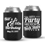 60th Birthday koozies-05-Black