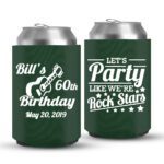 60th Birthday koozies-05-Green