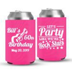 60th Birthday koozies-05-Pink