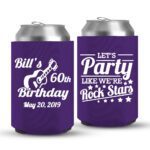 60th Birthday koozies-05-Purple
