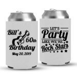 60th Birthday koozies-05-White