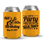 60th Birthday koozies-05-yellow