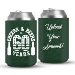 60th Birthday koozies-06-Green