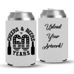 60th Birthday koozies-06-White