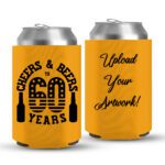 60th Birthday koozies-06-yellow