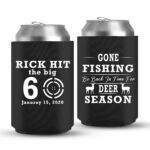 60th Birthday koozies-07-Black