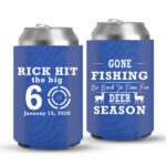 60th Birthday koozies-07-Blue