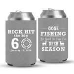 60th Birthday koozies-07-Grey