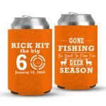 60th Birthday koozies-07-Orange