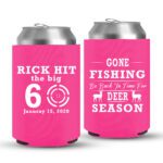 60th Birthday koozies-07-Pink