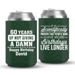 60th Birthday koozies-09-Green