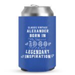 60th Birthday koozies-10-Blue