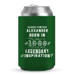 60th Birthday koozies-10-Green
