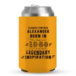 60th Birthday koozies-10-yellow