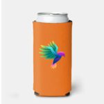 Custom Slim Koozies Full Color - orange