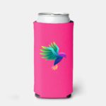 Custom Slim Koozies Full Color - pink