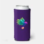 Custom Slim Koozies Full Color - purple