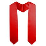 custom graduation stole - Classic - red