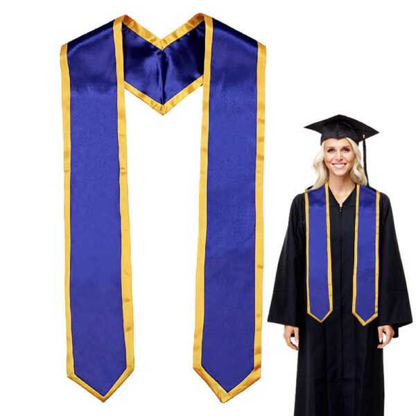 custom graduation stole - Trimed - girl - view