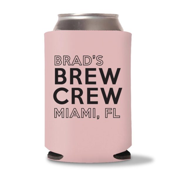 10. Bachelor Party Koozies - Baby Pink