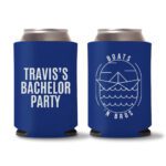 12. Custom Bachelor Koozies - Dark Blue